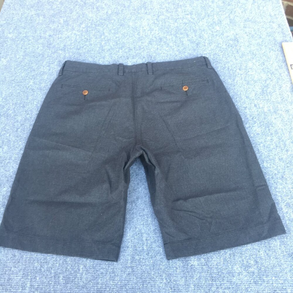 J Crew Club Shorts Men's Size 34 Gray Bermuda Chino Flat Front Preppy - Picture 2 of 9